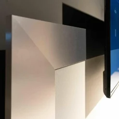 Musterring Wohnwände & Tv-Lowboards|TV-Board MR Media Frame Lack Weiß Paneelrahmen Rahmenblende Aluminum