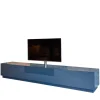Kettnaker Wohnwände & Tv-Lowboards|Tv-Element Soma Lack Matt Stahlblau Inklusive Klappen Und Schubkästen