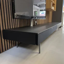Spectral Smart Furniture Wohnwände & Tv-Lowboards|TV-Lowboard Next In BG Black Mit Deckplatte