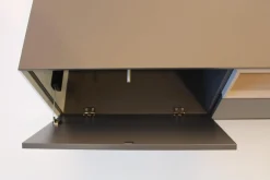 Schönbuch Wohnwände & Tv-Lowboards|TV-Möbel Holz Seiten Weiß Nische Kieselstein Gestell Schwarz