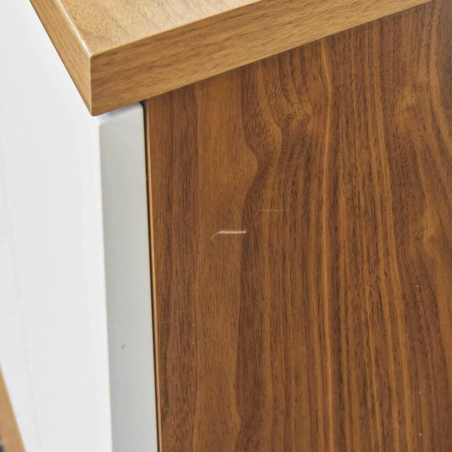 Planos Wohnwände & Tv-Lowboards|TV-Unterteil Finale Korpus Nussbaum Nova Front Hochglanz Lack Weiß