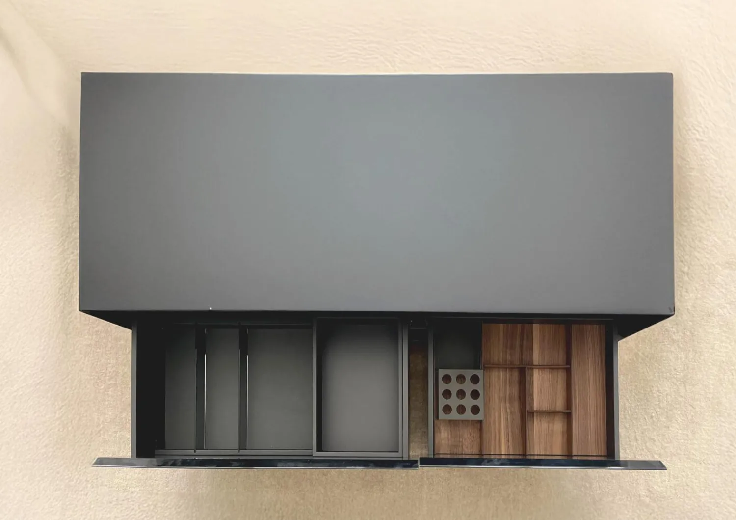 Panta Rei Wohnwände & Tv-Lowboards|Unterschrank Asymmetrisch Rechts oder Links mit 2 Schubladen