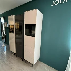 JOOP! Vitrinen & Highboards|Vitrine 71845 Glas Verspiegelt Kristallgrau Füße Metall Schwarz
