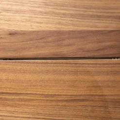 WK Wohnen Vitrinen & Highboards|Vitrine 440 Lavato Rechts Kernnussbaum Schiefergrau Inklusive Beleuchtung