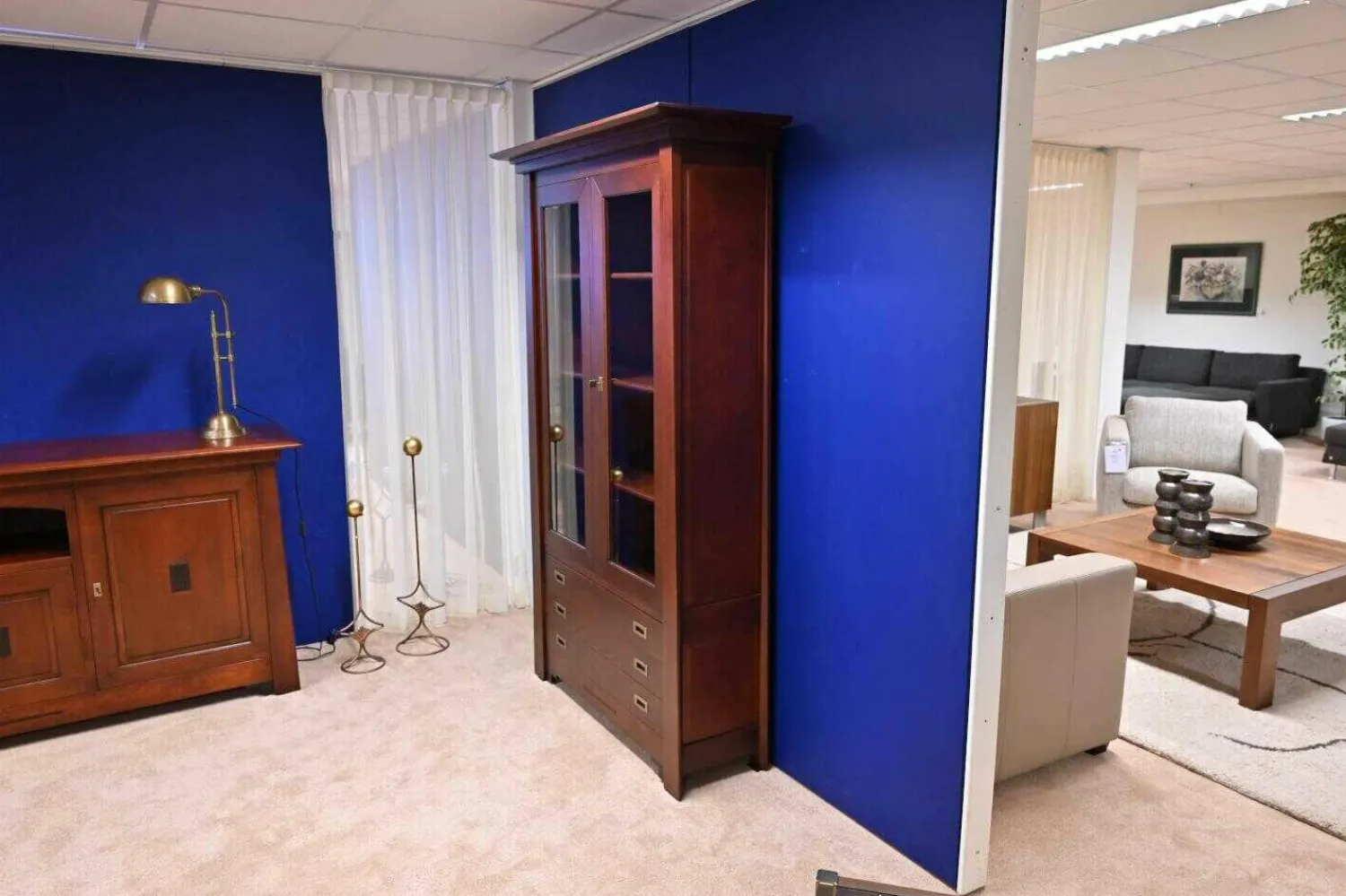 Bannink Vitrinen & Highboards|Vitrine Avercamp Eiche Farbe 40 Aver