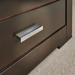 Form Exclusiv Vitrinen & Highboards|Vitrine Bordeaux Kirschbaum Nero Inklusive Beleuchtung, 4 Schubladen Und 6 Glasböden