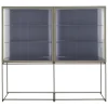 Ligne Roset Vitrinen & Highboards|Vitrine Canaletto Container Front Klarglas K7 Korpus Lack Tongrau Seidenmatt