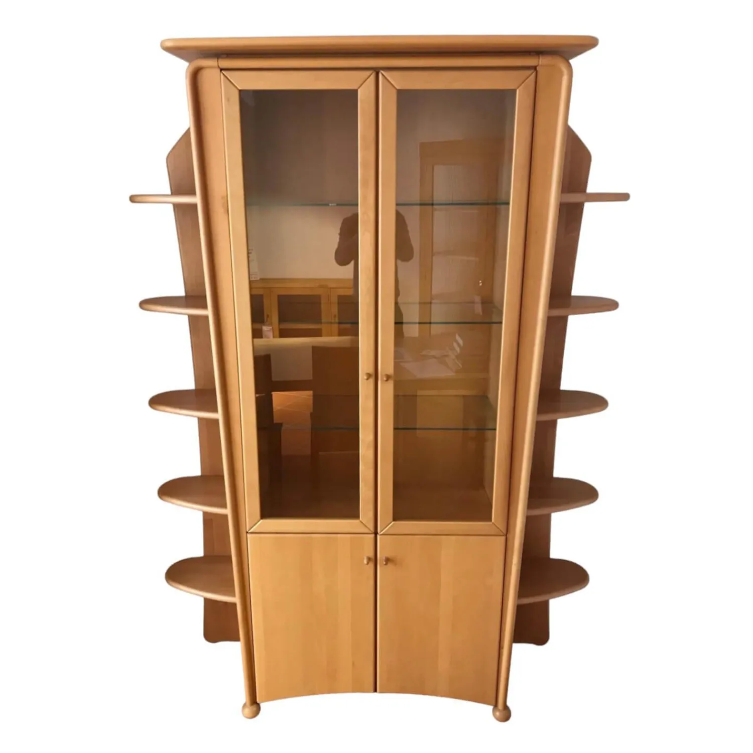 Venjakob Vitrinen & Highboards|Vitrine Genius Massivholz Buche Massiv Mit Beleuchtung