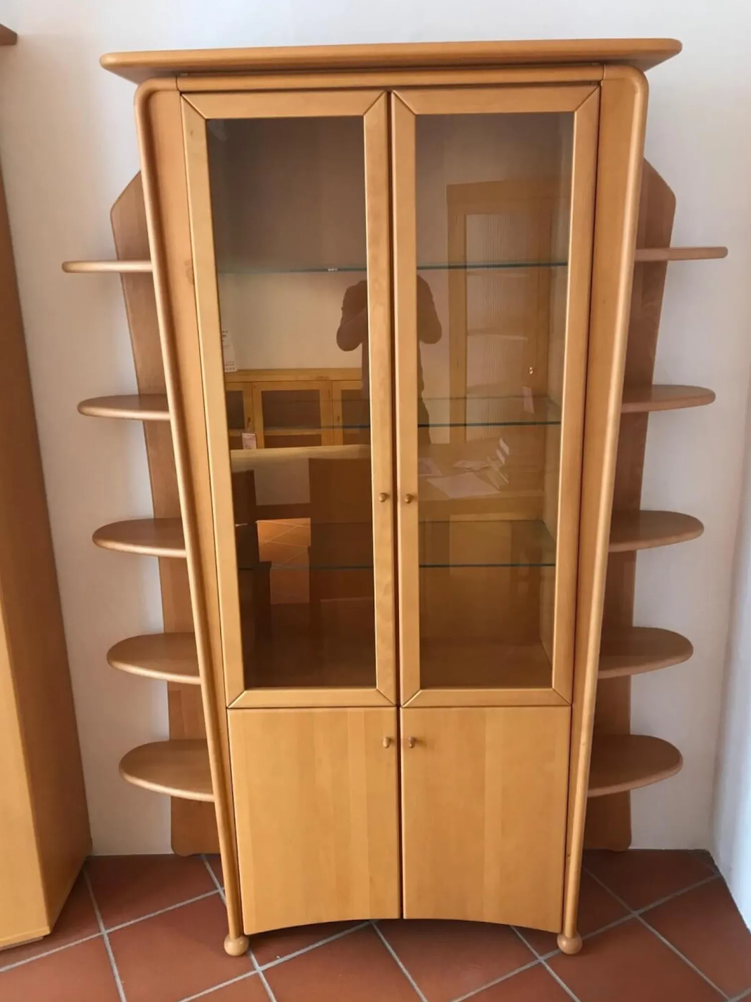 Venjakob Vitrinen & Highboards|Vitrine Genius Massivholz Buche Massiv Mit Beleuchtung