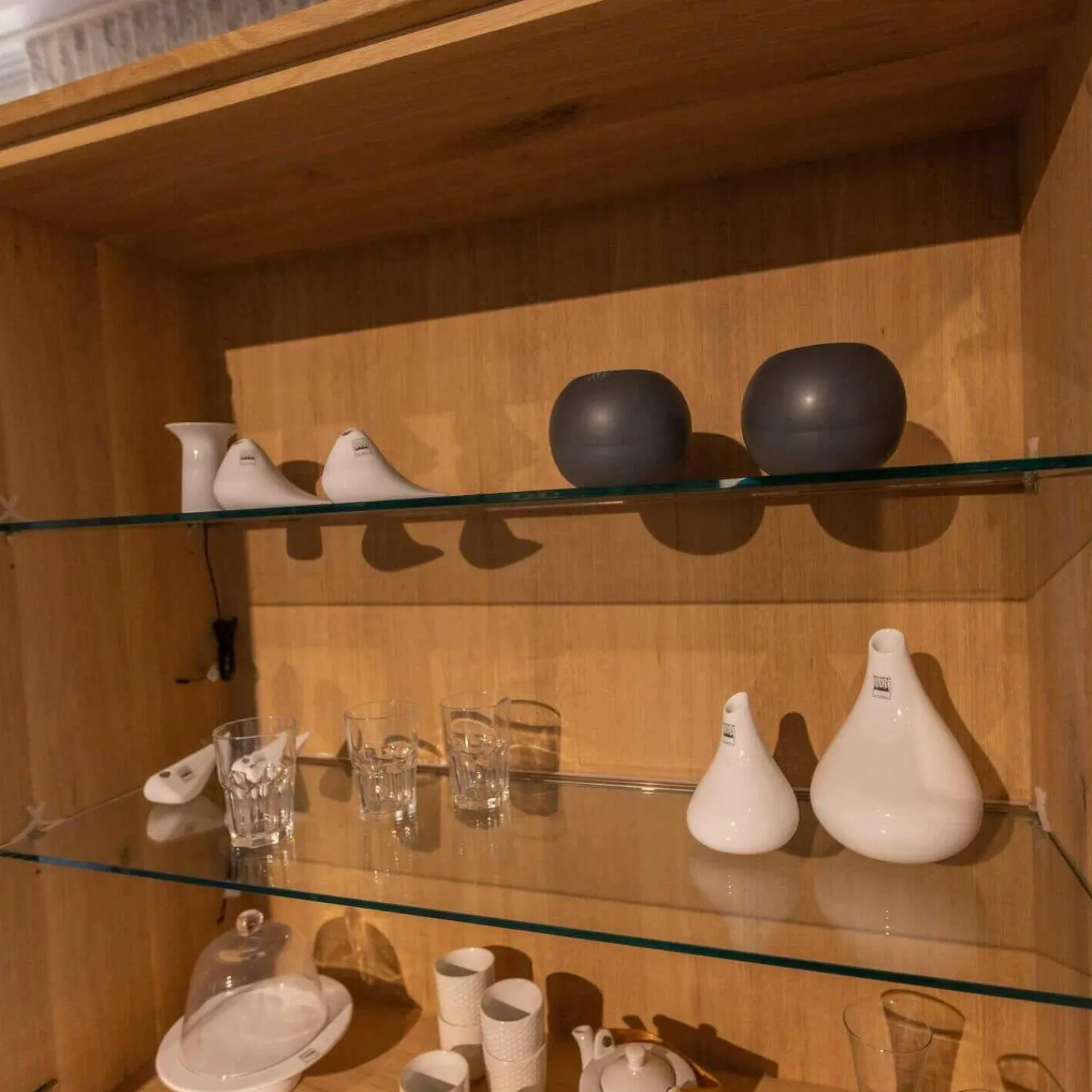 Wimmer Vitrinen & Highboards|Vitrine LS004419 FILIA FIL-154525 Rustikale Asteiche Bianco