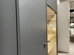 Venjakob Vitrinen & Highboards|Vitrine Lumea 7268 3893 R Lack Anthrazit Matt Absetzung Eiche Gehackt Gebürstet Mit Beleuchtung