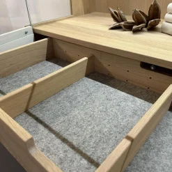 Pönnighaus Vitrinen & Highboards|Vitrine PÖ KT292 Massivholz 2 Türig Weiß Inkl Glaselementen