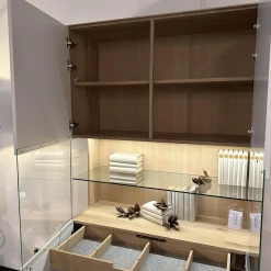Pönnighaus Vitrinen & Highboards|Vitrine PÖ KT292 Massivholz 2 Türig Weiß Inkl Glaselementen