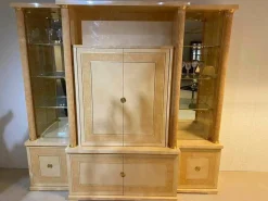 Turri Vitrinen & Highboards|Vitrinenschrank TN04 Lachsfarben Marmoriert