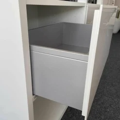 Interlübke Wohnwände & Tv-Lowboards|Wandabwicklung Studimo Lack Schneeweiß M03 mit Schwenktüren 2 Schub 1 Klappe