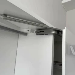 Interlübke Wohnwände & Tv-Lowboards|Wandabwicklung Studimo Lack Schneeweiß M03 mit Schwenktüren 2 Schub 1 Klappe