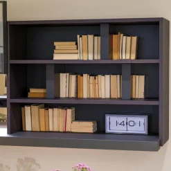 Molteni & C Wohnwände & Tv-Lowboards|Wandelement 505 Eiche Grau Lack Anthrazit Ecoskin Grau