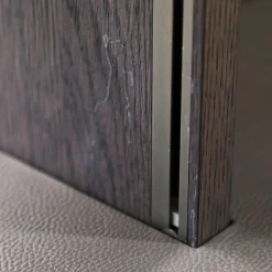 Molteni & C Wohnwände & Tv-Lowboards|Wandelement 505 Eiche Grau Lack Anthrazit Ecoskin Grau