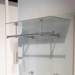 D-TEC Garderoben|Wandgarderobe Pacific Mit Wandpaneel Garderobenstange Mit Hutablage 2 Haken-Set Ultrawhite