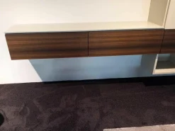 Molteni & C Wohnwände & Tv-Lowboards|Wandhängeschrank 505 Holz Kieselgrau Eukalyptus