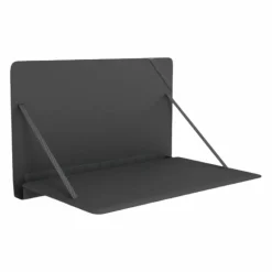 Brunner Beistelltische|Wandtisch Notebook 9032 Tischplatte MDF mit abgerundeten Kanten Schwarz Matt Beschichtet