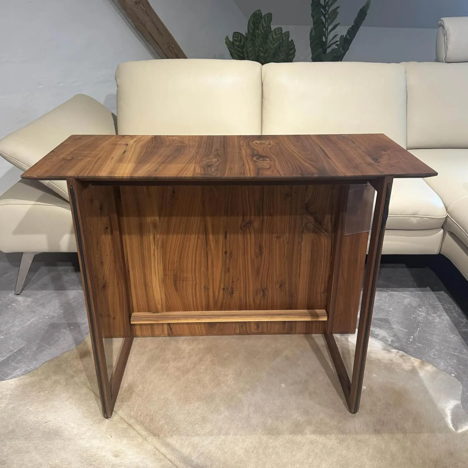 Scholtissek Beistelltische|Wendetisch Astiger Nussbaum Massiv Natur Geölt