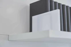 WK Wohnen Wohnwände & Tv-Lowboards|WK 409 Artena Hochglanz Schwarz Hartweiß mit Beleuchtung