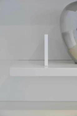 WK Wohnen Wohnwände & Tv-Lowboards|WK 409 Artena Hochglanz Schwarz Hartweiß mit Beleuchtung