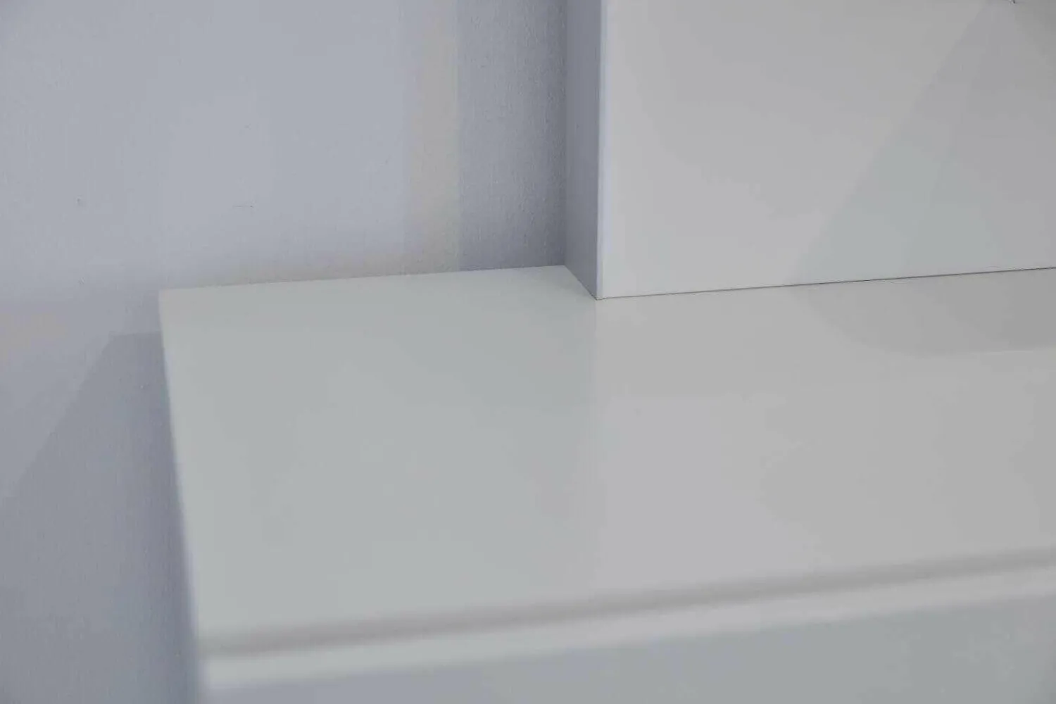 WK Wohnen Wohnwände & Tv-Lowboards|WK 409 Artena Hochglanz Schwarz Hartweiß mit Beleuchtung