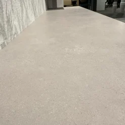 Nobilia Wohnwände & Tv-Lowboards|Wohnkombination 371 Riva Lack 842 Beton Sand Beige Und 122 Sand Rot Mit Beleuchtung