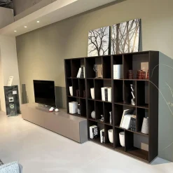 Kettnaker Regale|Wohnkombination Alea Lack Basalt Matt Raucheiche Furniert