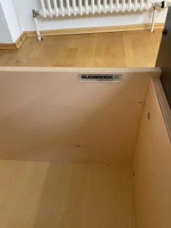 Sudbrock Wohnwände & Tv-Lowboards|Wohnkombination Cubo Lack Quarz Schwarz Paneel Eiche Astig Wandschrank Aluminium Glastür Schwarz Mit Beleuchtung