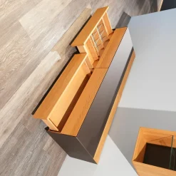 Team 7 Wohnwände & Tv-Lowboards|Wohnkombination Cubus Pure Eiche Naturöl Deckblatt Glas