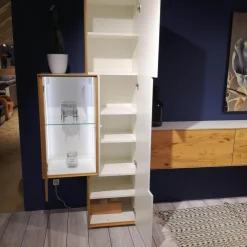 Schöner Wohnen-Kollektion Wohnwände & Tv-Lowboards|Wohnkombination Dimaro Lack Weiß Asteiche