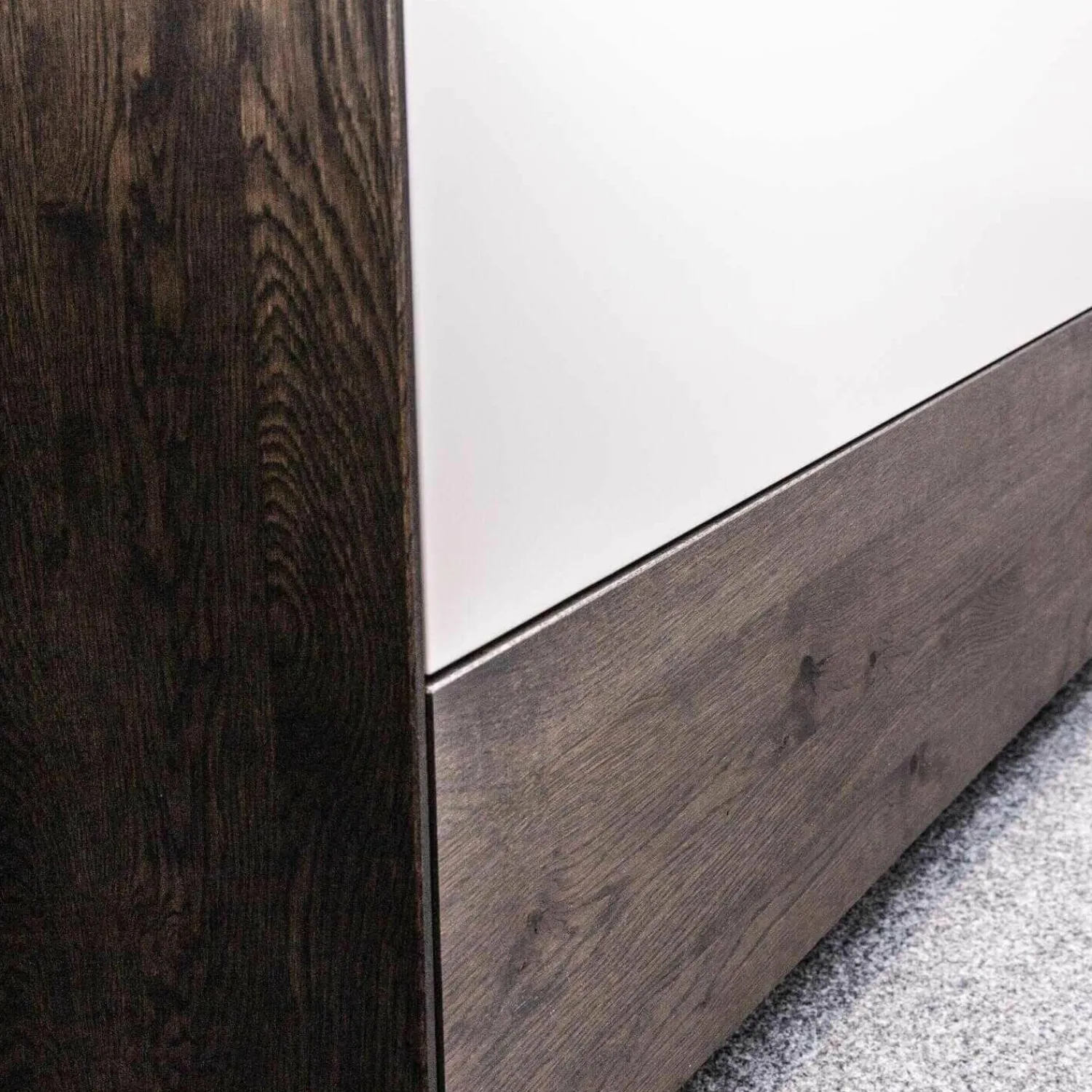 Pönnighaus Wohnwände & Tv-Lowboards|Wohnkombination Katana Wileiche Schwarz Geölt Mattlack