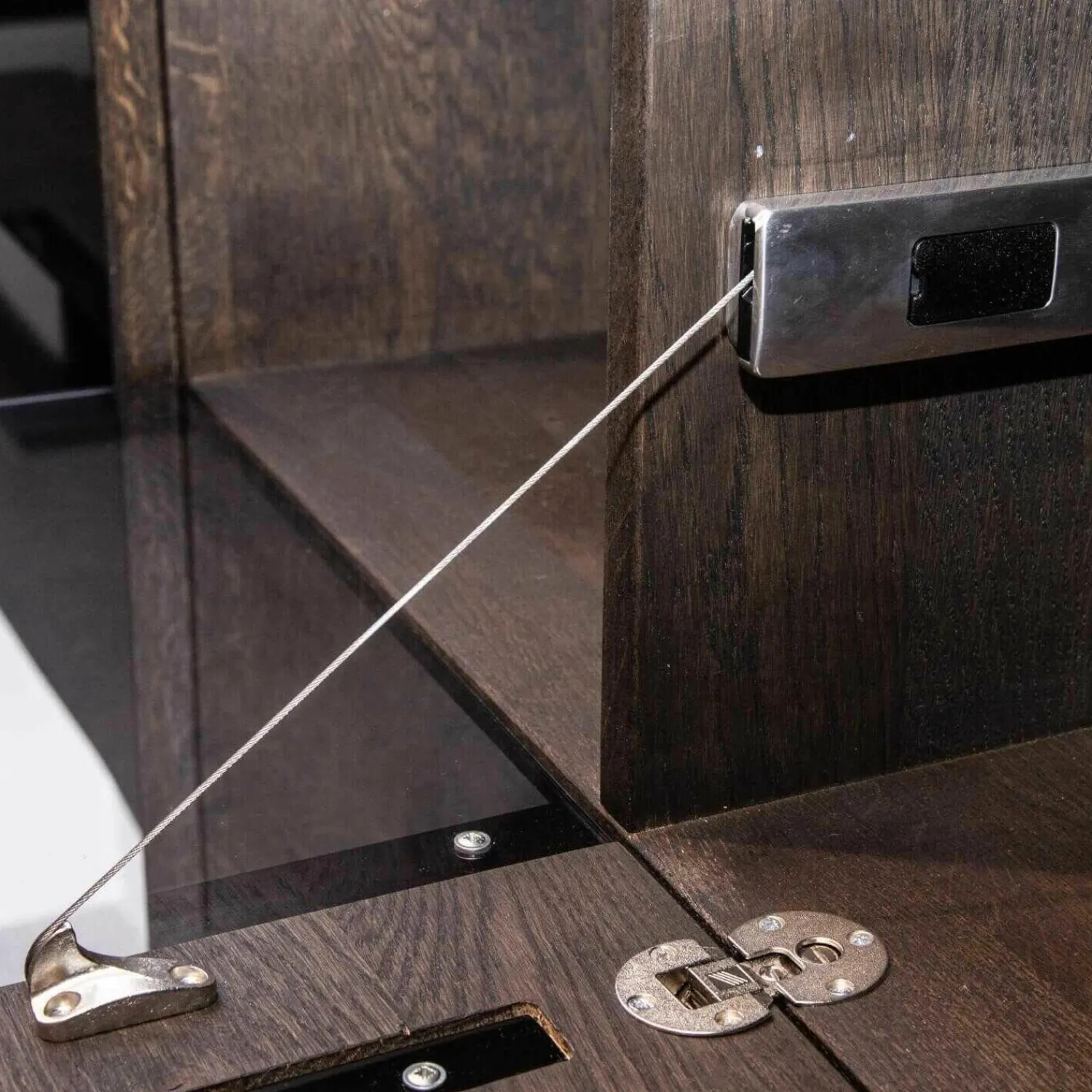 Pönnighaus Wohnwände & Tv-Lowboards|Wohnkombination Katana Wileiche Schwarz Geölt Mattlack