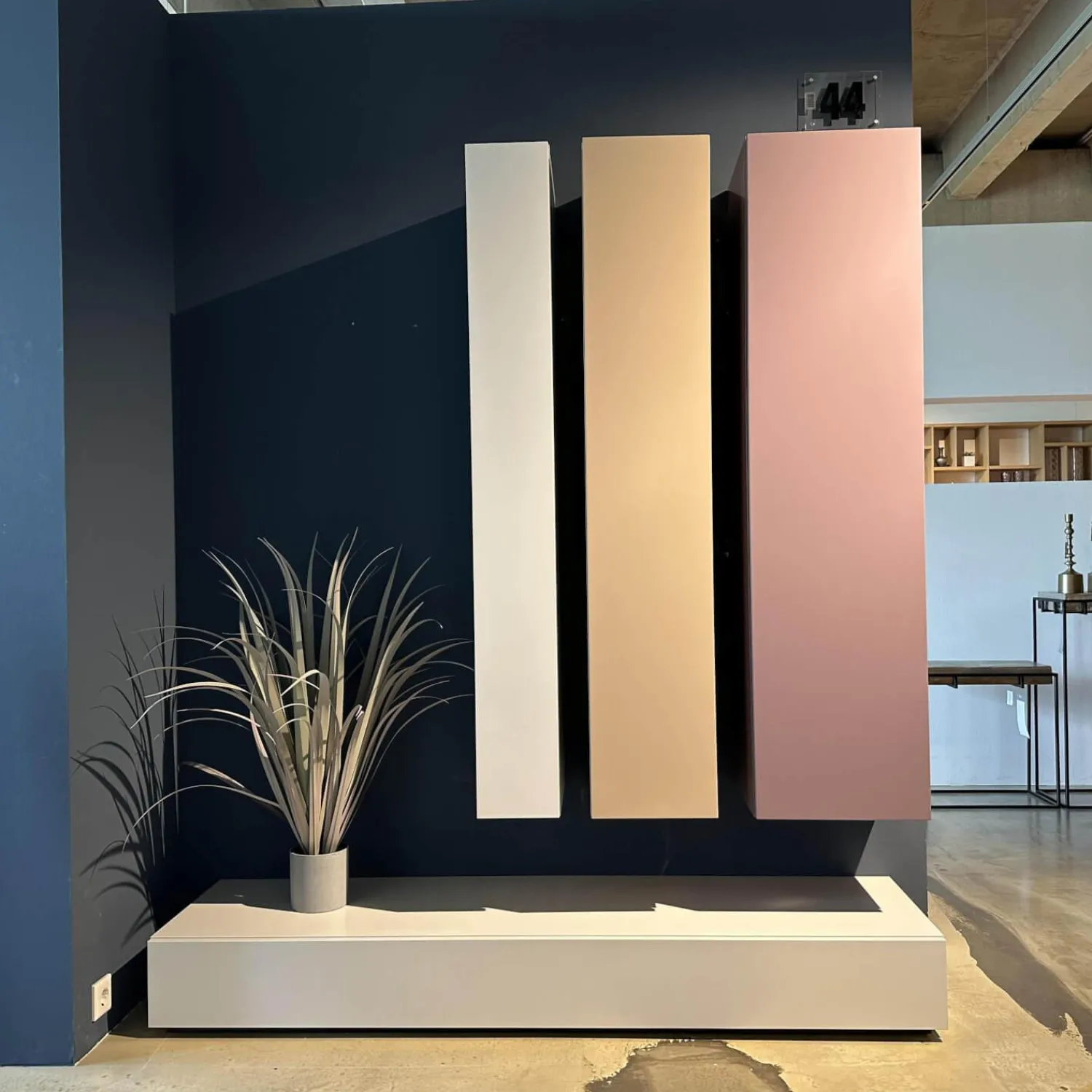 Spectral Smart Furniture Wohnwände & Tv-Lowboards|Wohnkombination Spendy Lack Grau-Weiß Rosenholz Mauve