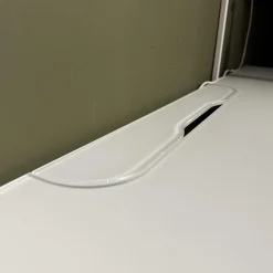 Voglauer Wohnwände & Tv-Lowboards|Wohnkombination Vmontanara Wildeiche Geölt Akzent Glas Optiwhite Weiß Mit Beleuchtung