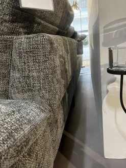 Activineo Wohnlandschaften|Wohnlandschaft Bailey Stoff Renegade 168 Plumb Grau Metallfüße Schwarz