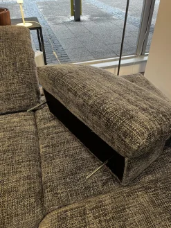 Activineo Wohnlandschaften|Wohnlandschaft Bailey Stoff Renegade 168 Plumb Grau Metallfüße Schwarz