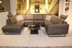 Zehdenick Wohnlandschaften|Wohnlandschaft Cassius Casada Stoff E Galero Slate Grau ohne Dekokissen