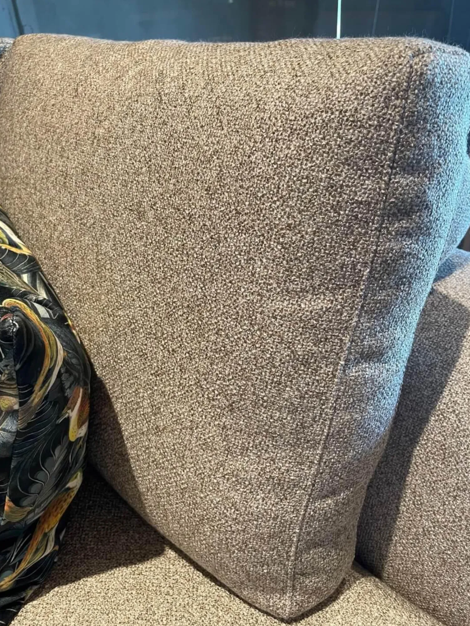 Bielefelder Werkstätten Wohnlandschaften|Wohnlandschaft Ecksofa Long Island Stoff T BW1763-575 Creme Metallfuß Matt Bronze