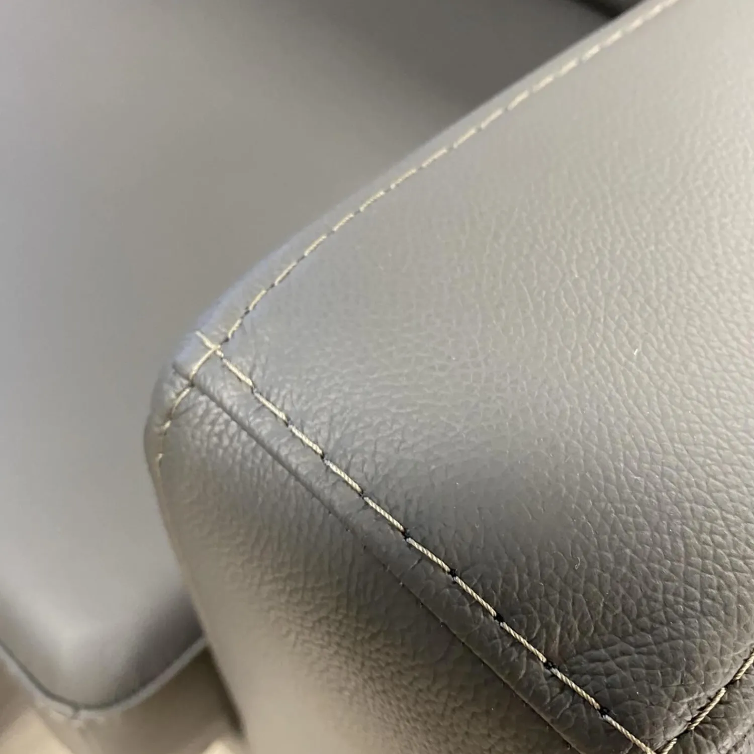 IMG Wohnlandschaften|Wohnlandschaft Mit Hocker Leder Prime Anthrazit Fuß Metall Schwarz