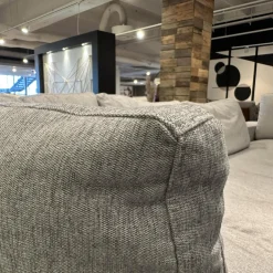 Gruppo Fox Wohnlandschaften|Wohnlandschaft Now Soft In Stoff Sable 01 Grau Gestell Metallkufe Chrom