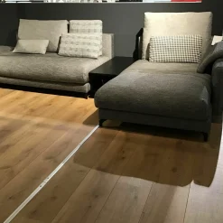 Rolf Benz Wohnlandschaften|Wohnlandschaft Nuvola Stoff 17.100 Schwarz-Weiß Gemustert 437x292