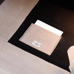 Baxter Wohnlandschaften|Ecksofas|Wohnlandschaft Piaf Und Konsole Calix Leder Kashmir Boue Cat.A Konsole Massives Lindenholz