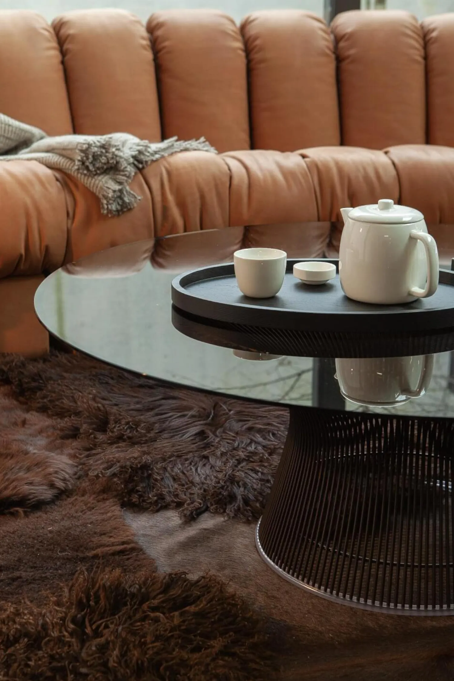 De Sede Wohnlandschaften|Wohnlandschaft Sofa DS 600 Snake Nappaleder Naturale Cuoio Braun Aus Einzelnen Addierbaren Elementen