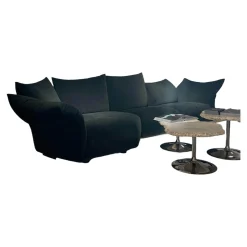 Edra Wohnlandschaften|Wohnlandschaft Standard Bezug S7050-00 Grün Mit Beweglichen Arm- Und Rückenteilen