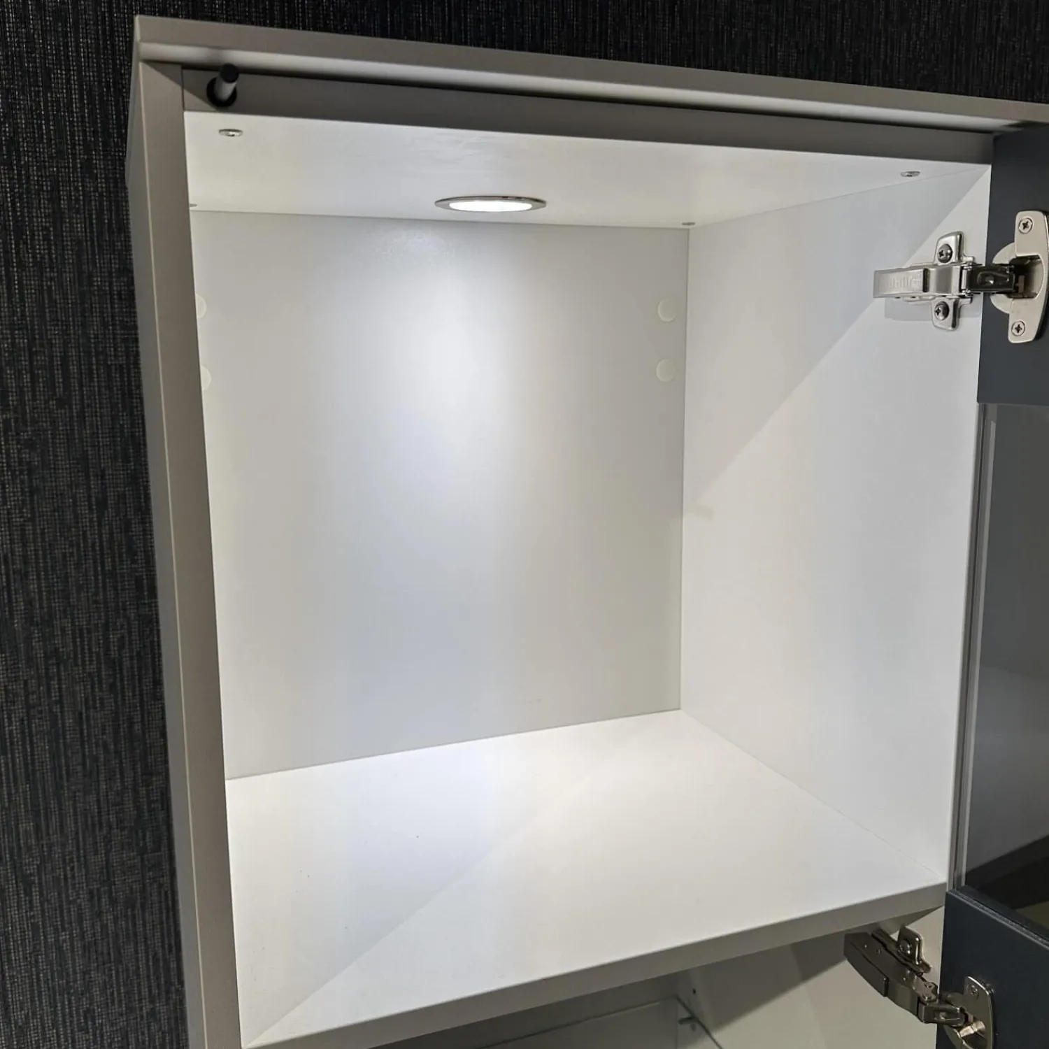 Nobilia Wohnwände & Tv-Lowboards|Wohnwand 945 Easytouch Lacklaminat 967 Alpinweiß Mit Beleuchtung