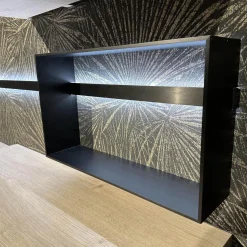 Nobilia Wohnwände & Tv-Lowboards|Wohnwand 945 Easytouch Lacklaminat Sand Beige Ultramatt Abdeckplatte Eiche Montreal